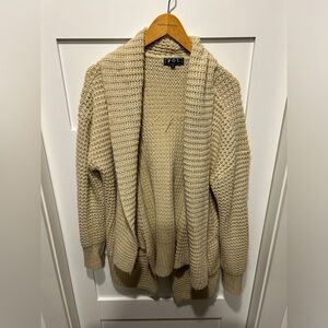 POL Chunky Cream Cardigan